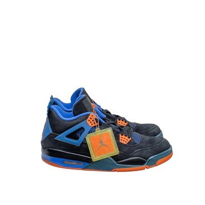 Nike Air Jordan 4 IV CAVS Knicks Black Orange Blue Size US 12 UK 11 EU 46