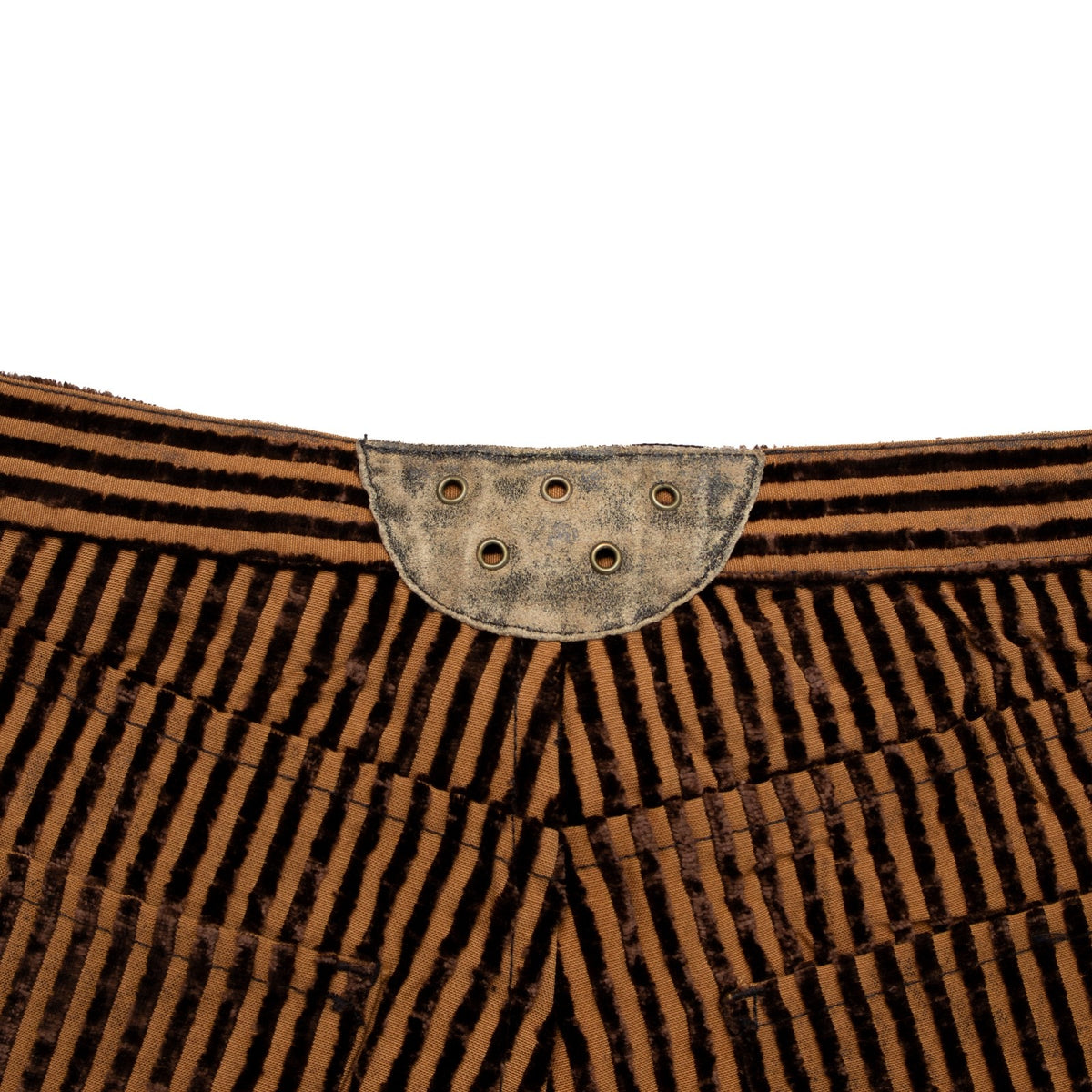Just Cavalli Brown Velvet Stripe Pants Italy Women’s Size 31 US 14