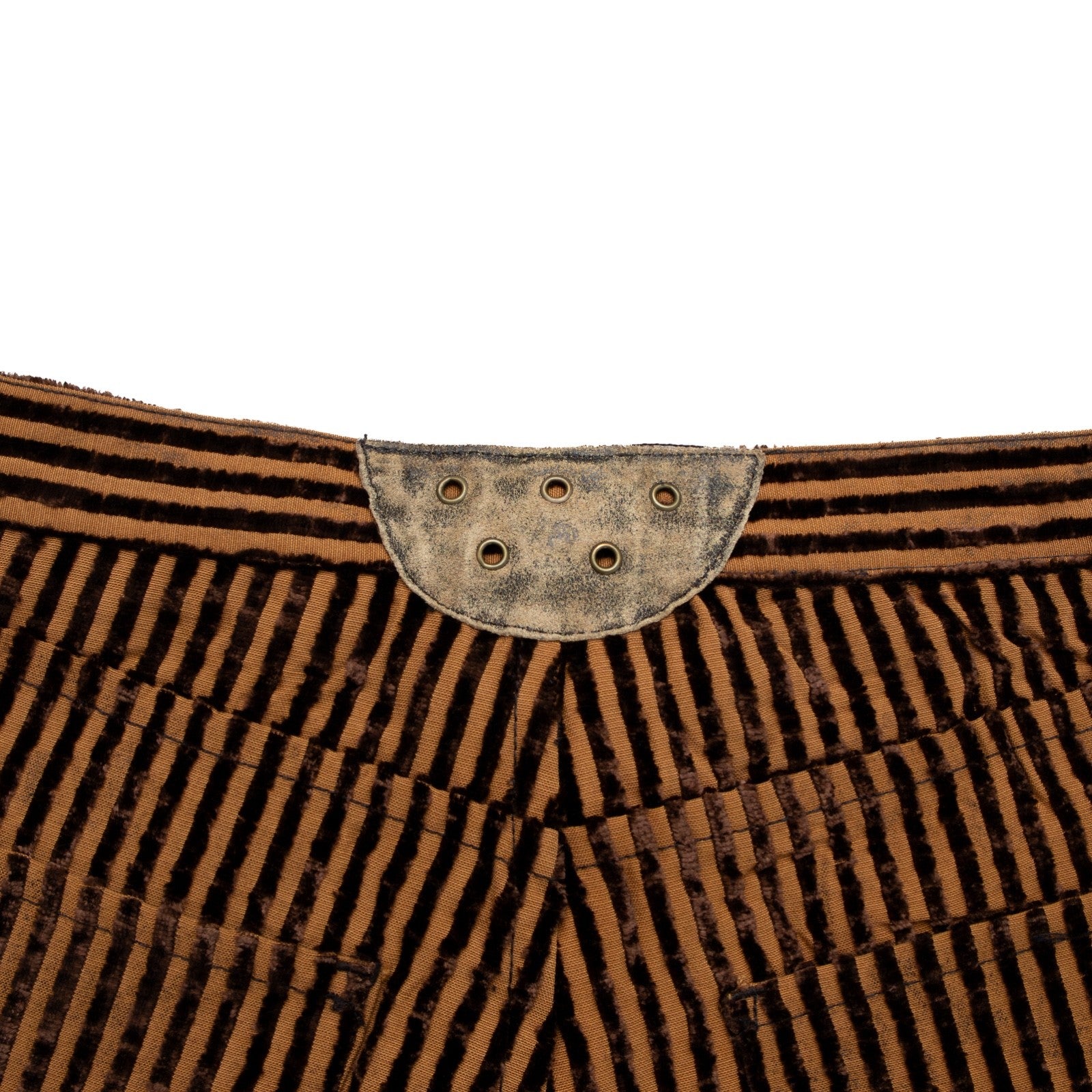 Just Cavalli Brown Velvet Stripe Pants Italy Women’s Size 31 US 14