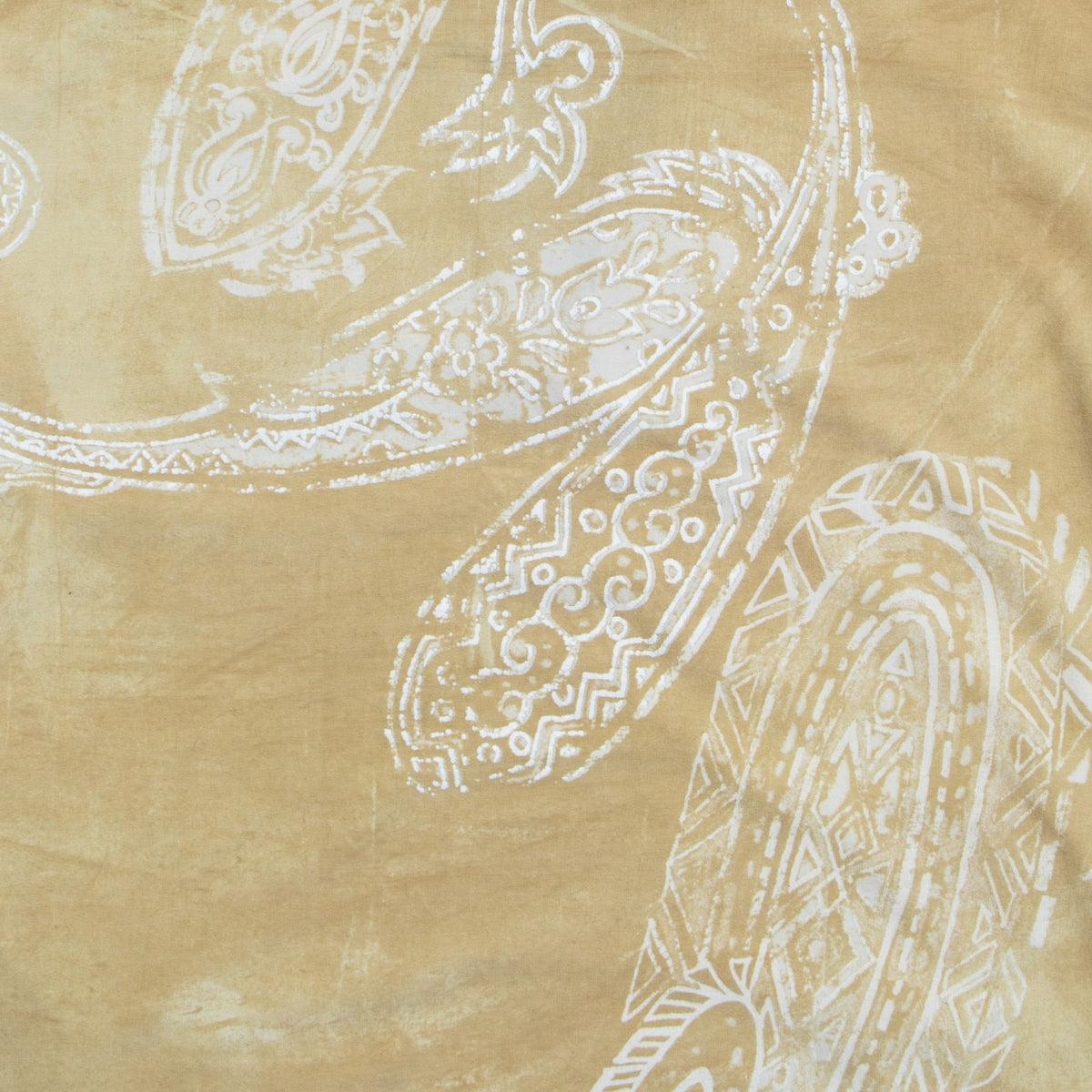 Just Cavalli Women’s Beige Paisley Print Stretch Long Sleeve Top Size IT 54
