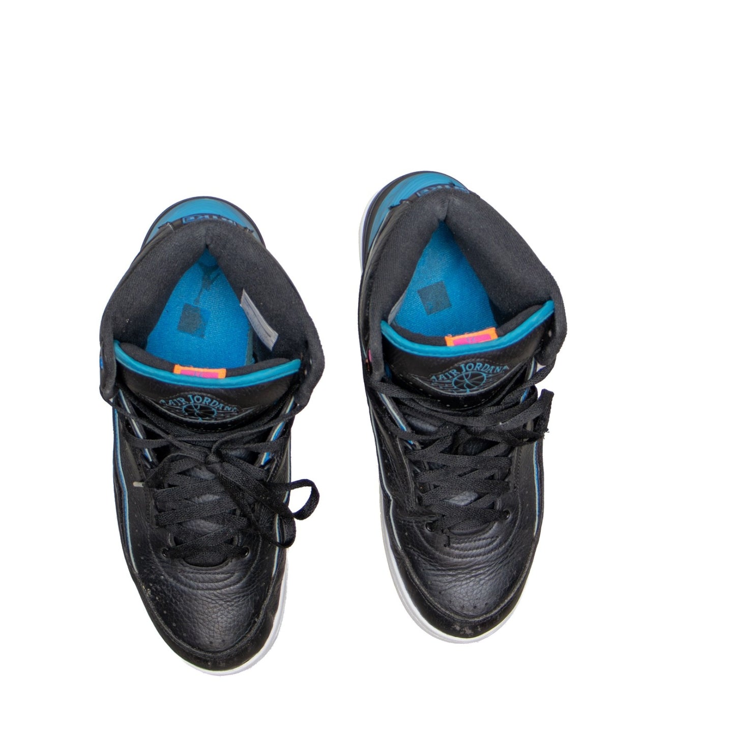 Air Jordan 2 Retro Radio Raheem 834274-014 Men US 11 Black Blue 2016