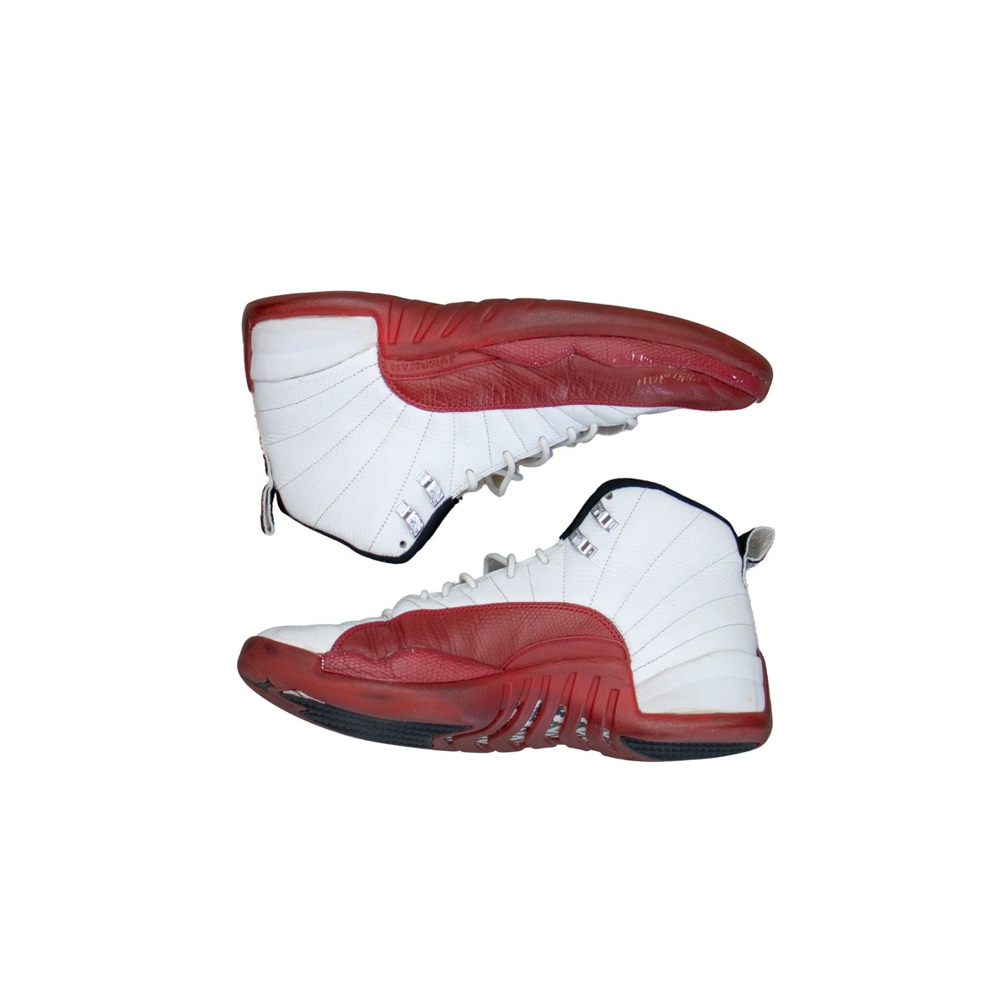2009 Air Jordan 12 Retro Cherry 130690-110 Men US 10.5 OG Parts Restoration