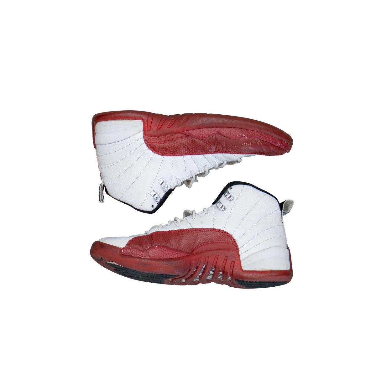 2009 Air Jordan 12 Retro Cherry 130690-110 Men US 10.5 OG Parts Restoration