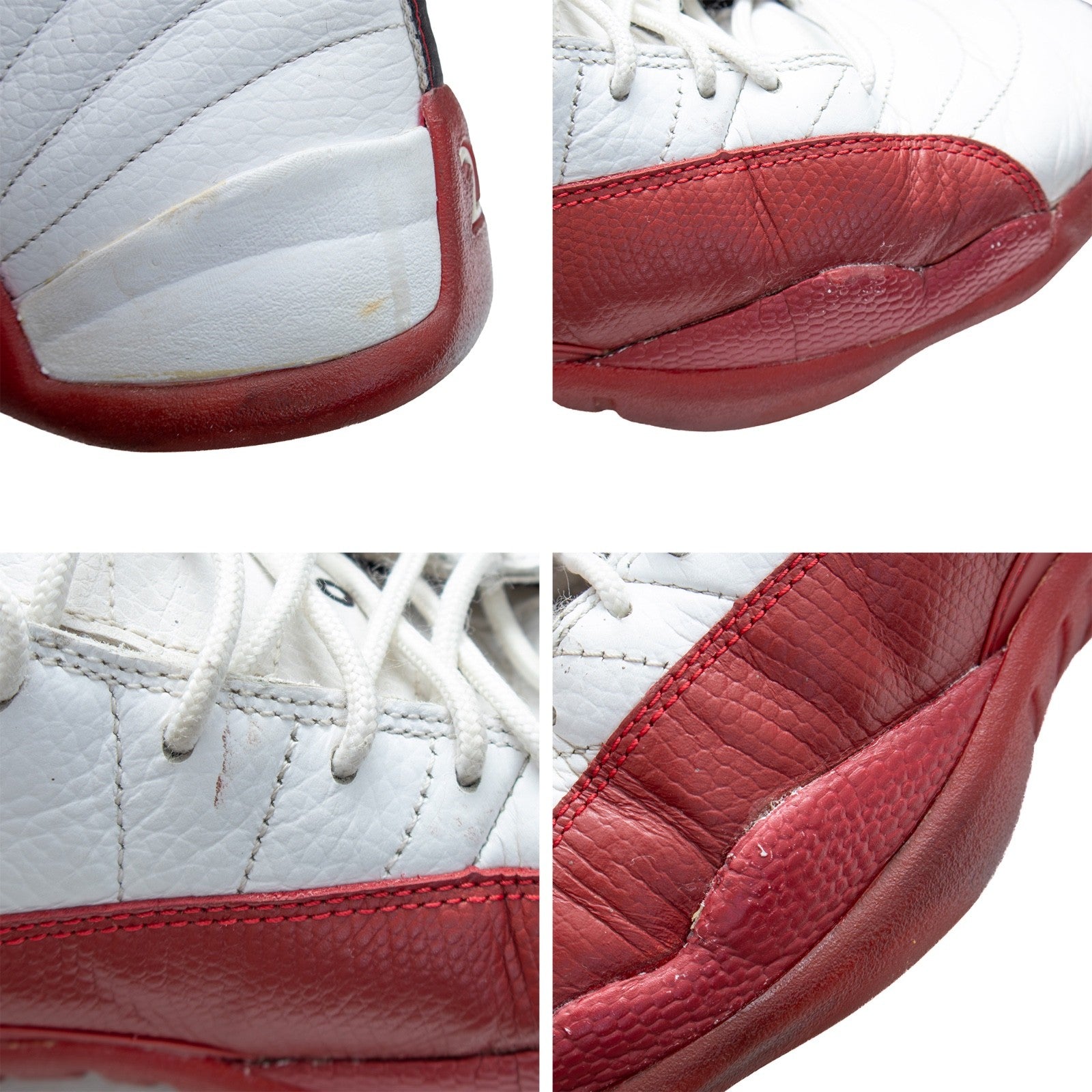 2009 Air Jordan 12 Retro Cherry 130690-110 Men US 10.5 OG Parts Restoration