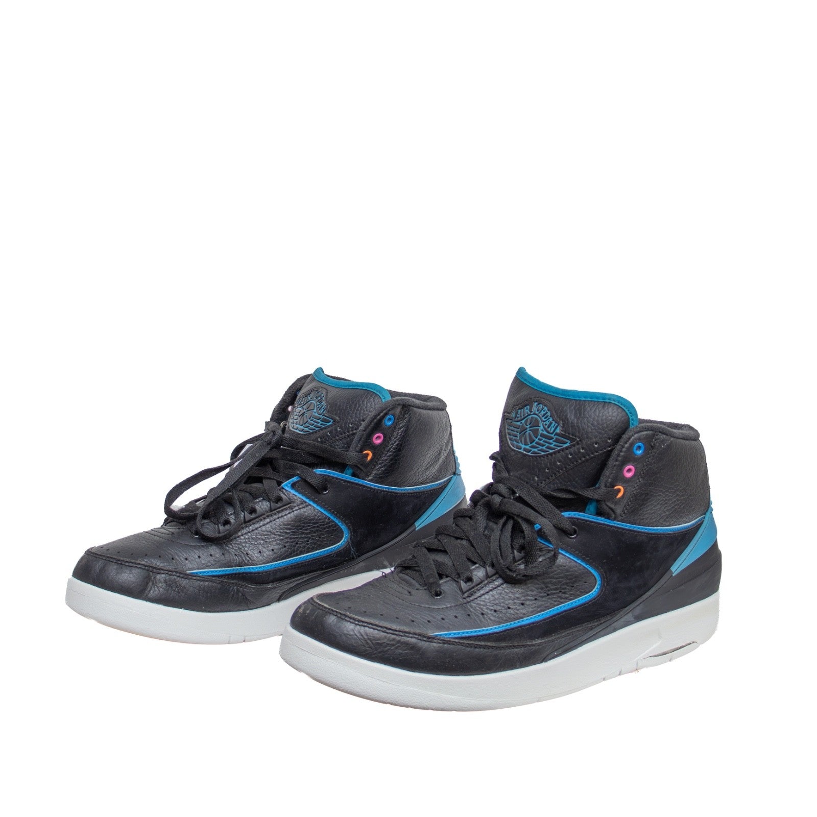 Air Jordan 2 Retro Radio Raheem 834274-014 Men US 11 Black Blue 2016
