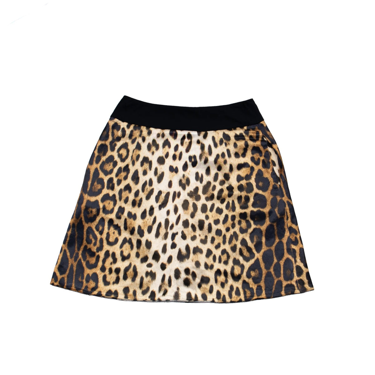 Moschino Couture Leopard Print A-Line Mini Skirt IT 38 US 4 UK 6 Button Front