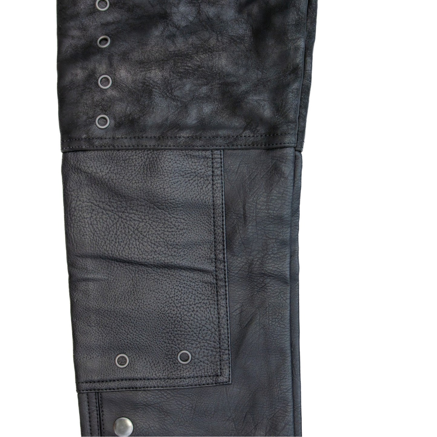 Darker Wavs XS Black Faux Leather Moto Pants Gothic Punk Utility Biker