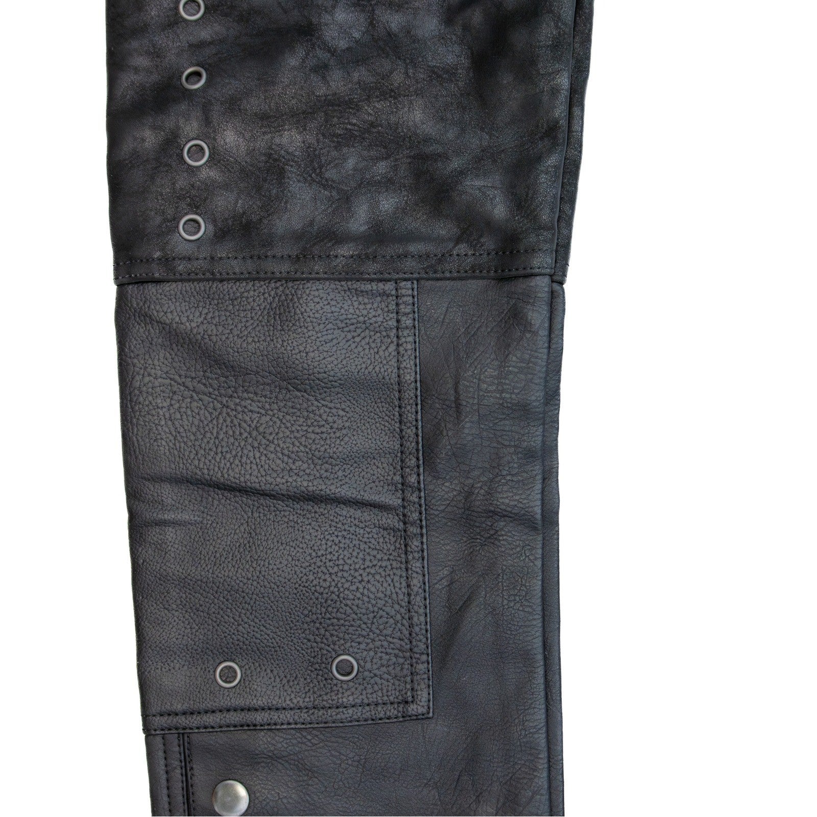Darker Wavs XS Black Faux Leather Moto Pants Gothic Punk Utility Biker