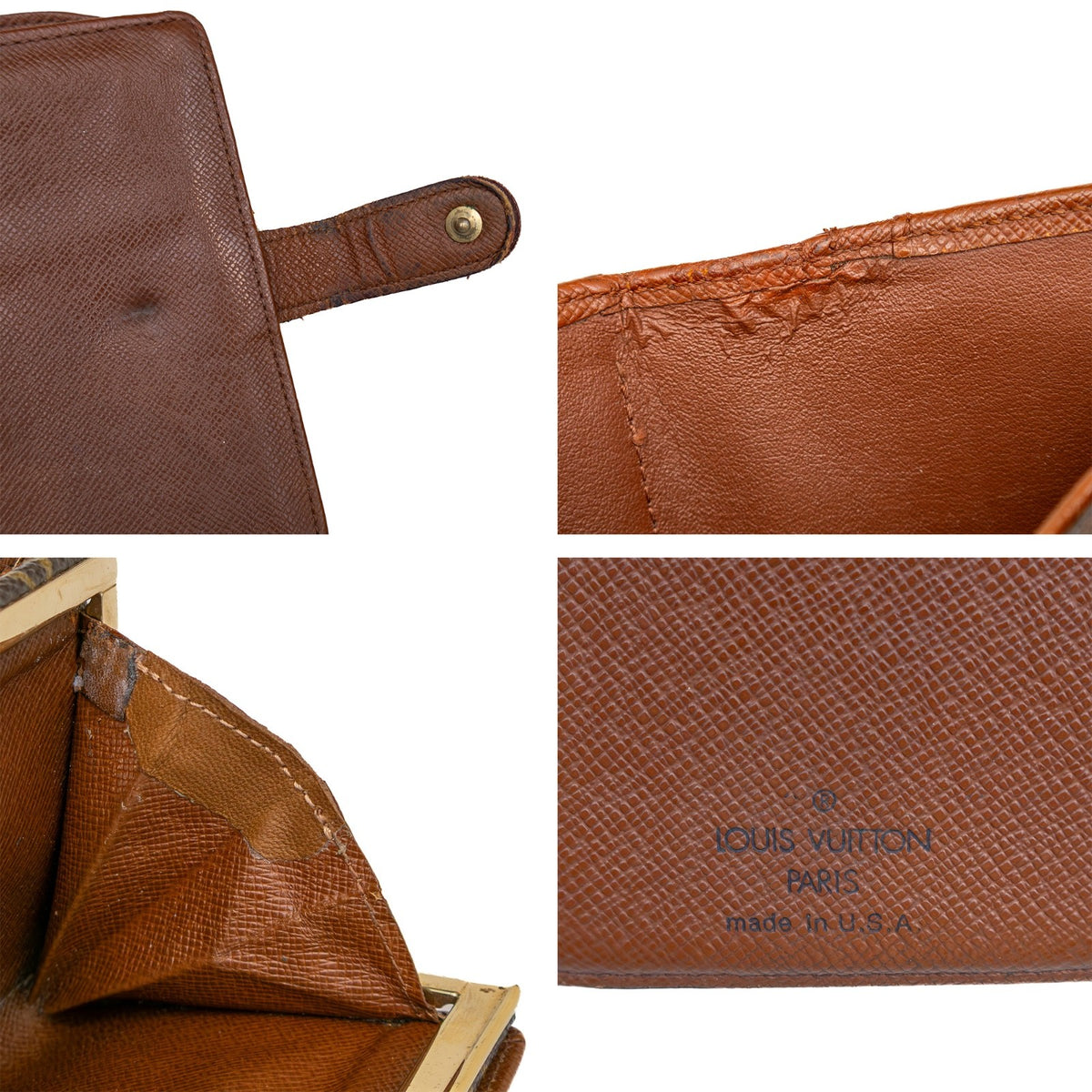 Authentic Louis Vuitton Monogram Porte Monnaie Billets Viennois