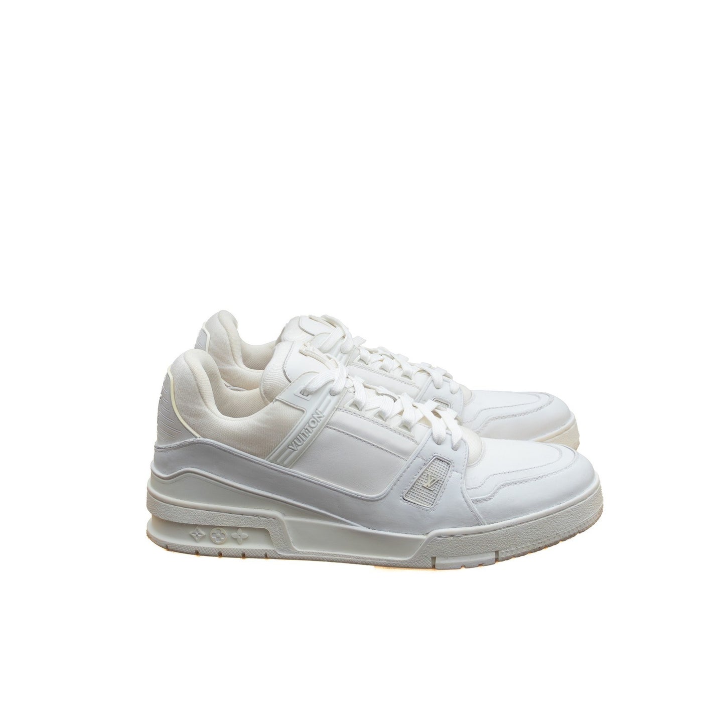 Louis Vuitton White Leather Low-Top Sneakers – UK 9 / US 10 / EU 44