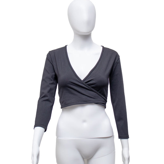 Live the Process sports ballet zen wrap top S small