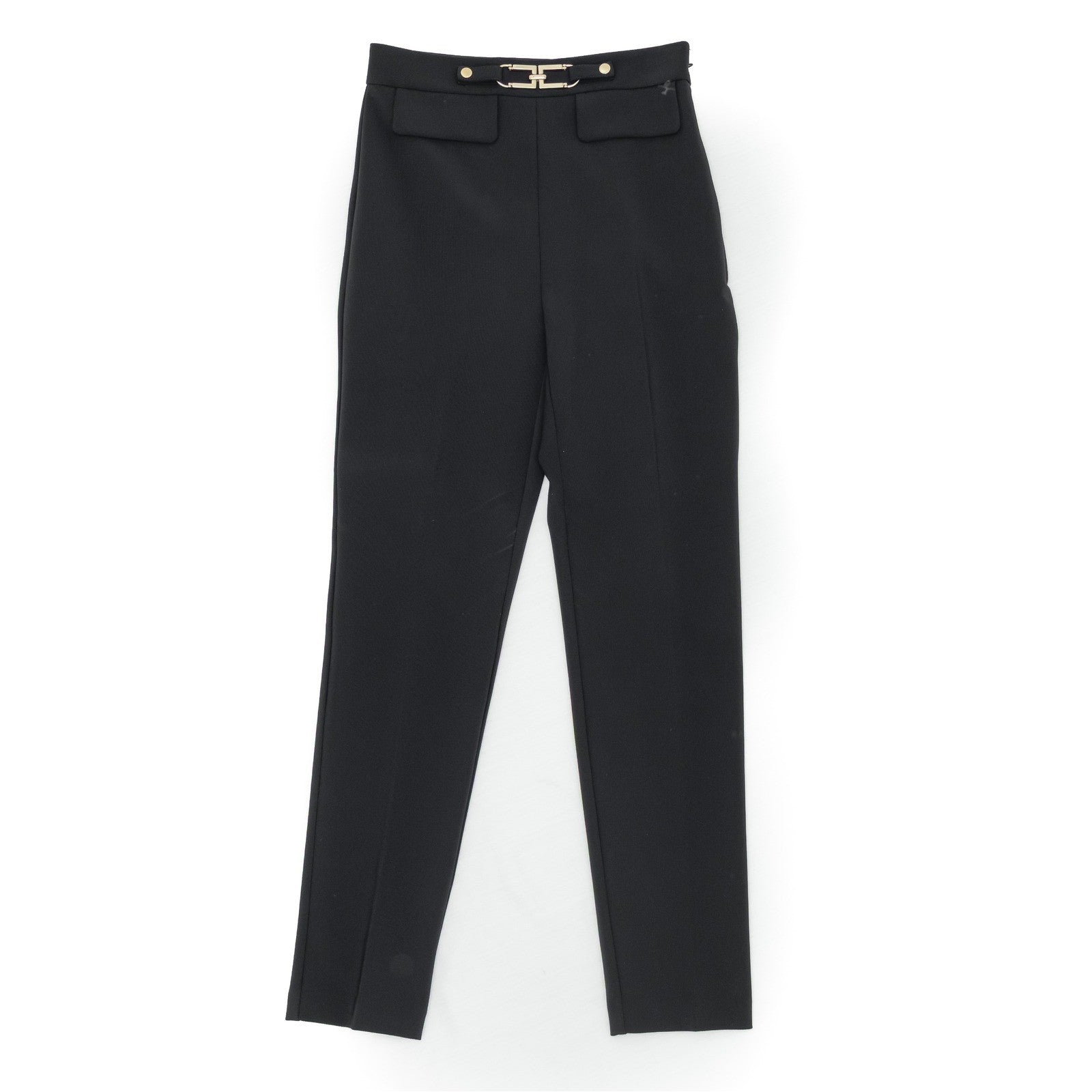 Elisabetta Franchi Women's Tailored Pants – Black – IT 42 - US 4