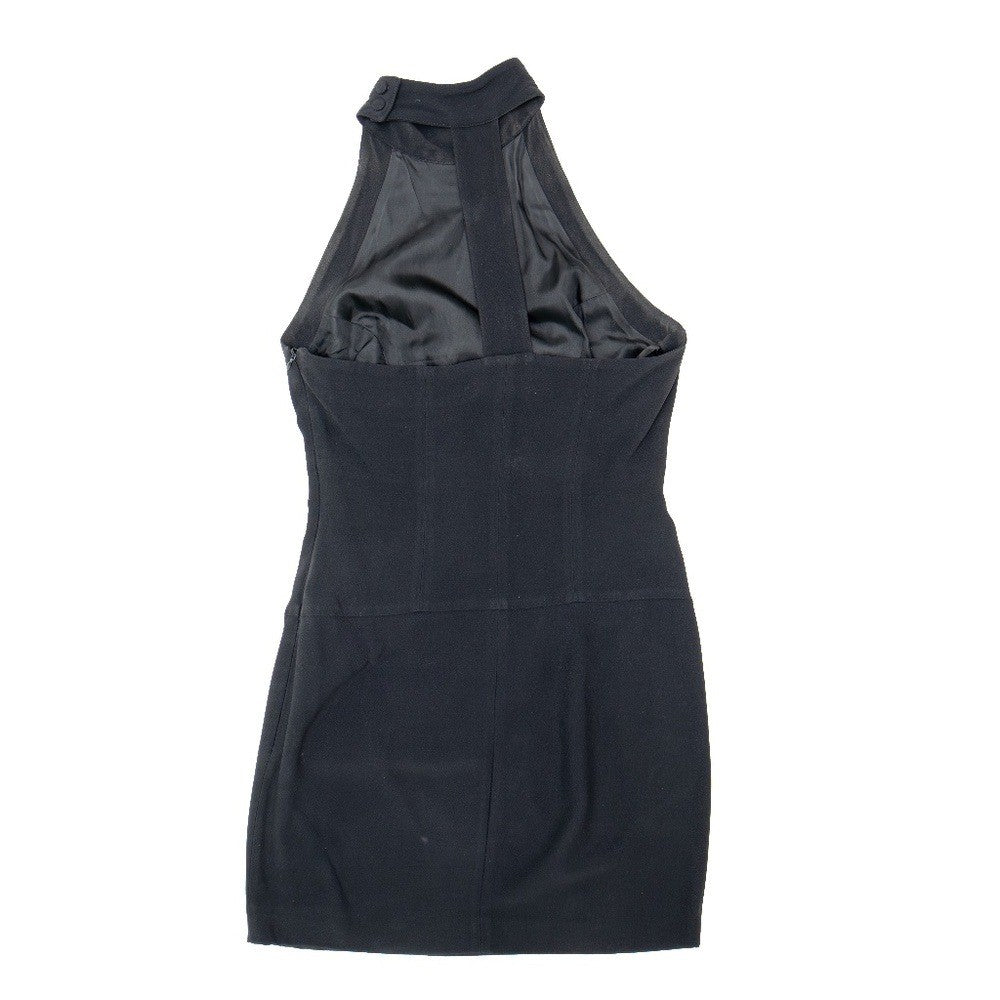Anna Molinari Blumarine Halter Neck Dress – Black – Women's US 4 / UK 8 / EU 36