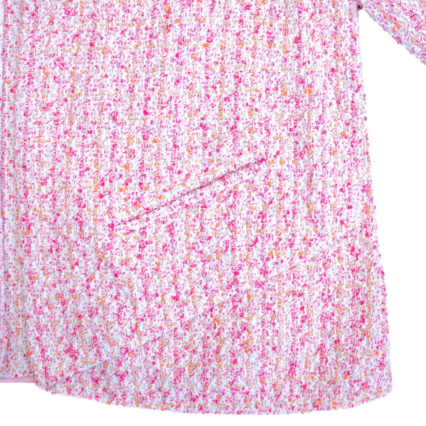 CHANEL SS16 Runway Pink Tweed Jacket & Skirt Suit Set FR 46 US 14 Karl Lagerfeld
