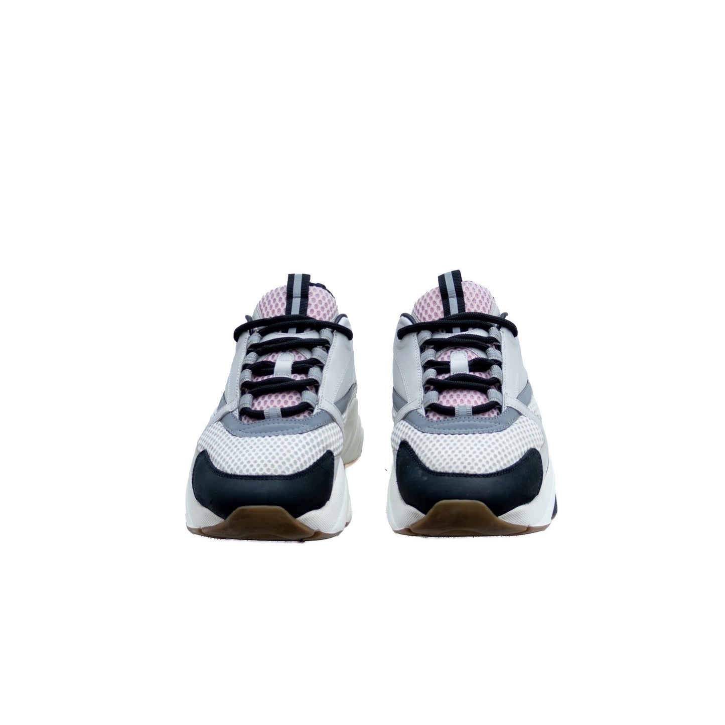 Dior B-22 Chunky Mesh Sneakers – Grey / Pink - Size EU 41 / US 8