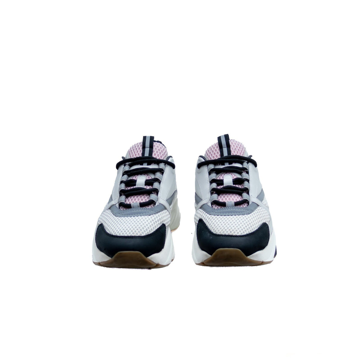 Dior B-22 Chunky Mesh Sneakers – Grey / Pink - Size EU 41 / US 8