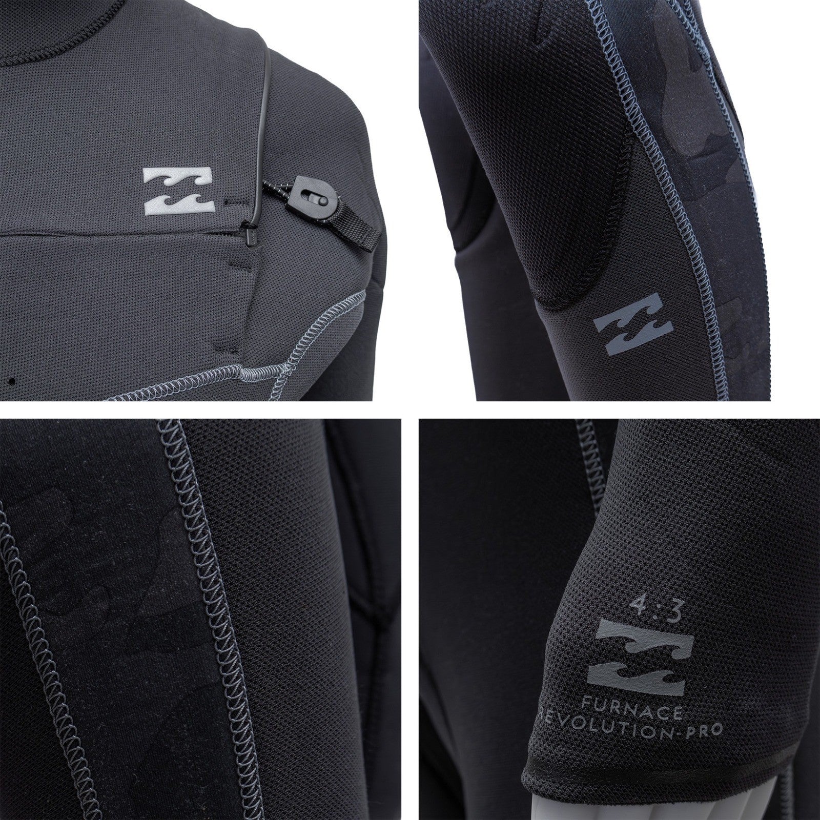 Men's Billabong Furnace Pro Series Wetsuit – Size M – Airlite Stretch