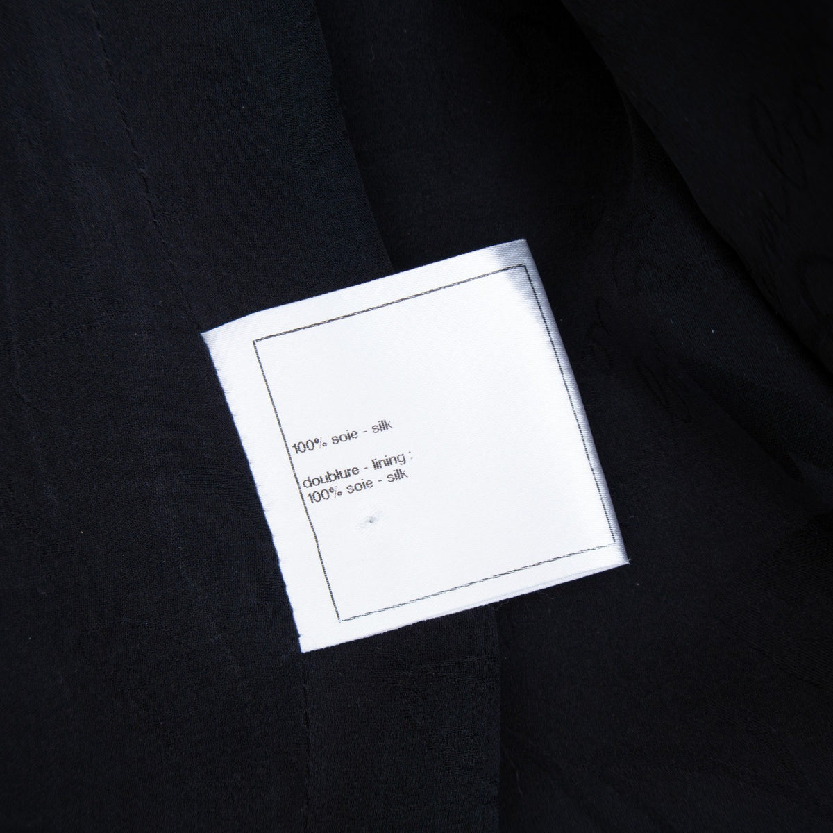 CHANEL 2011 Paris-Byzance Black Silk CC Crystal Button Blazer FR 46 US 14