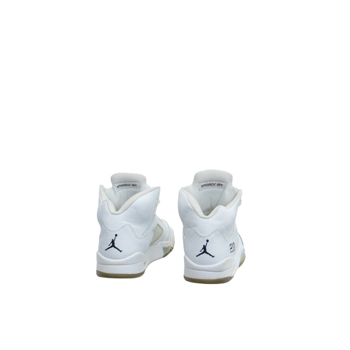 Air Jordan 5 Retro White Metallic Silver 2015 Mens 8 136027-130