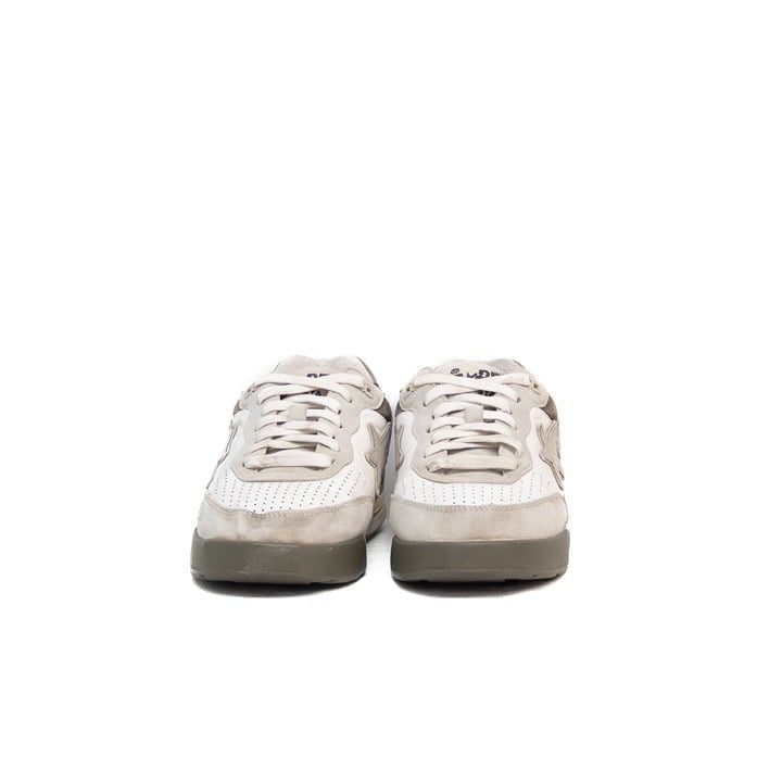 BAPE STA Low Top Sneakers White/Grey Suede Leather – Men's US 9