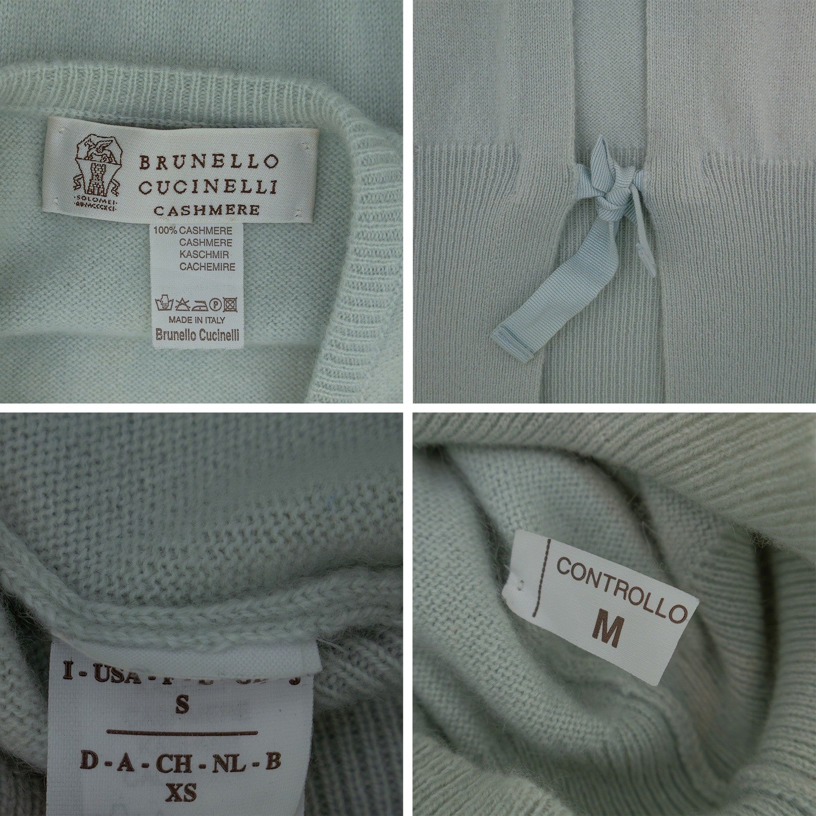Brunello Cucinelli Cashmere Twinset Cardigan & Tank Top – XS