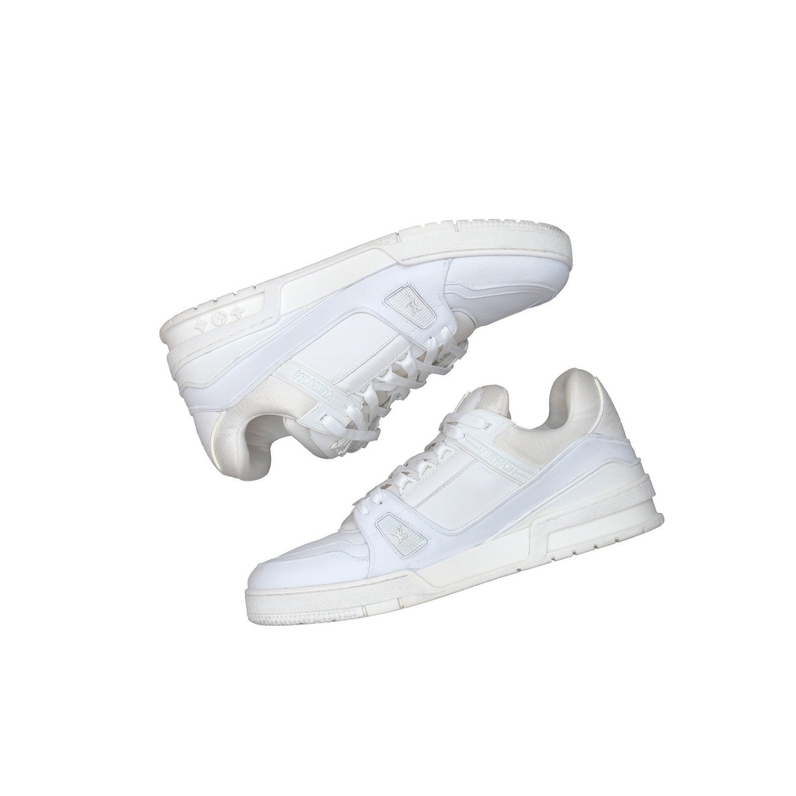 Louis Vuitton White Leather Low-Top Sneakers – UK 9 / US 10 / EU 44