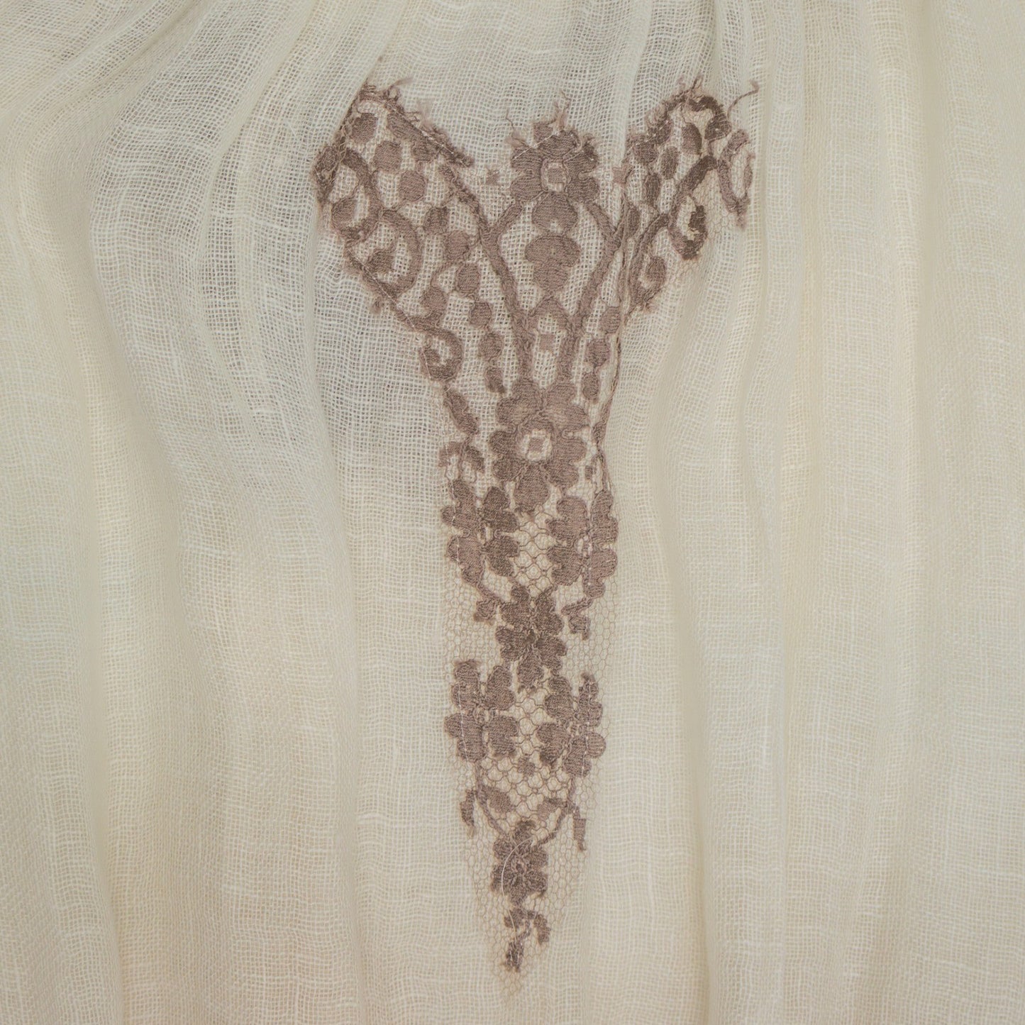 Vanita Rosa Paris St Barth Linen Tunic Dress Top – Boho Embroidered Size S-M