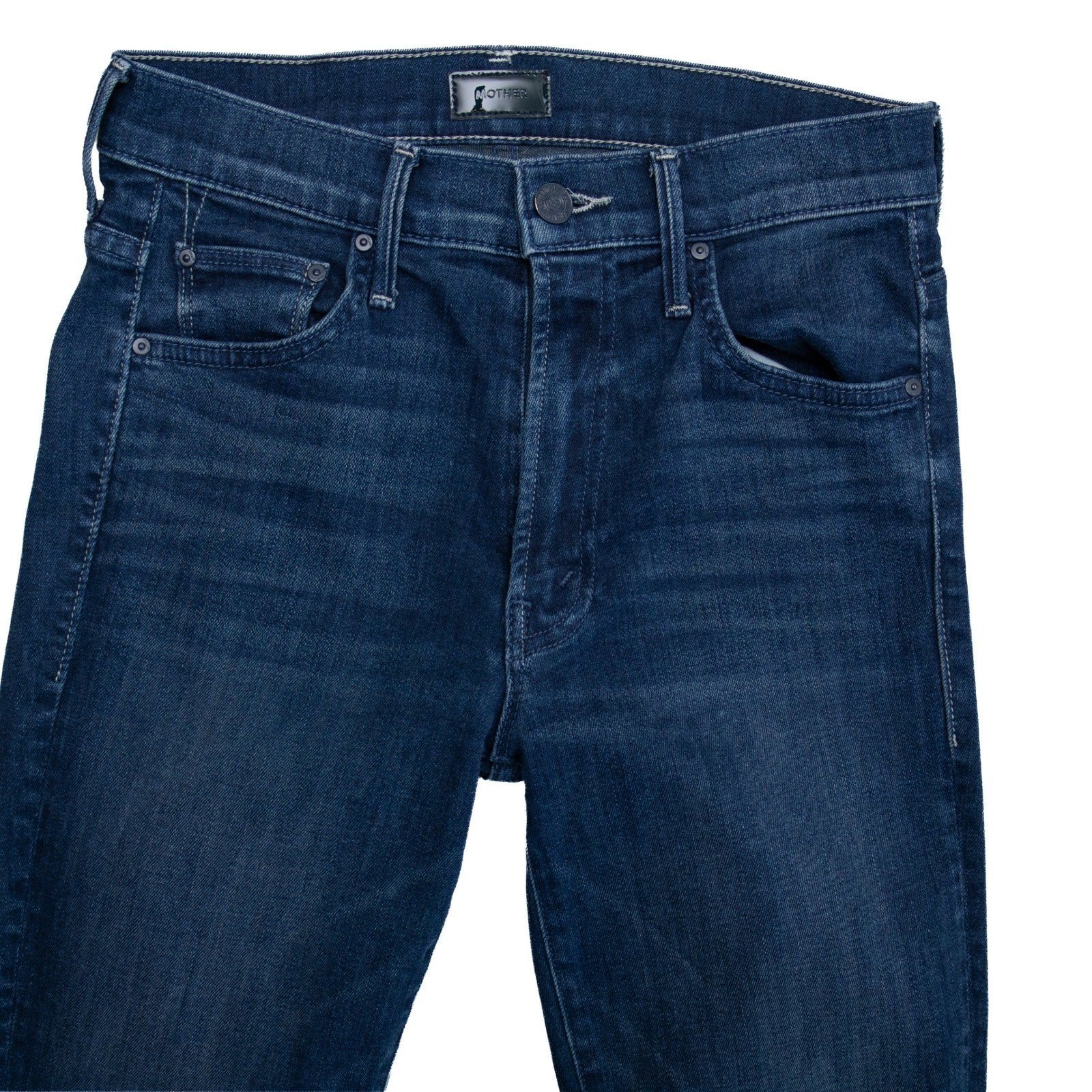 240$ MOTHER The Insider Crop Step Fray Good For You Jeans Women's Size 26 US 2