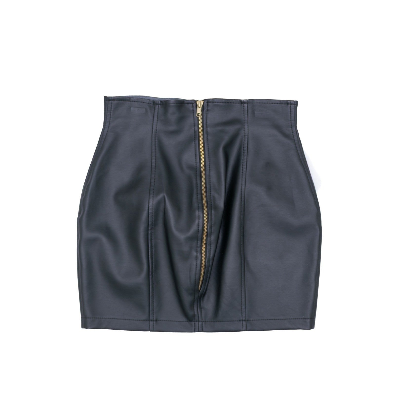 The Dolls House Embellished Faux Leather Mini Skirt – Size M