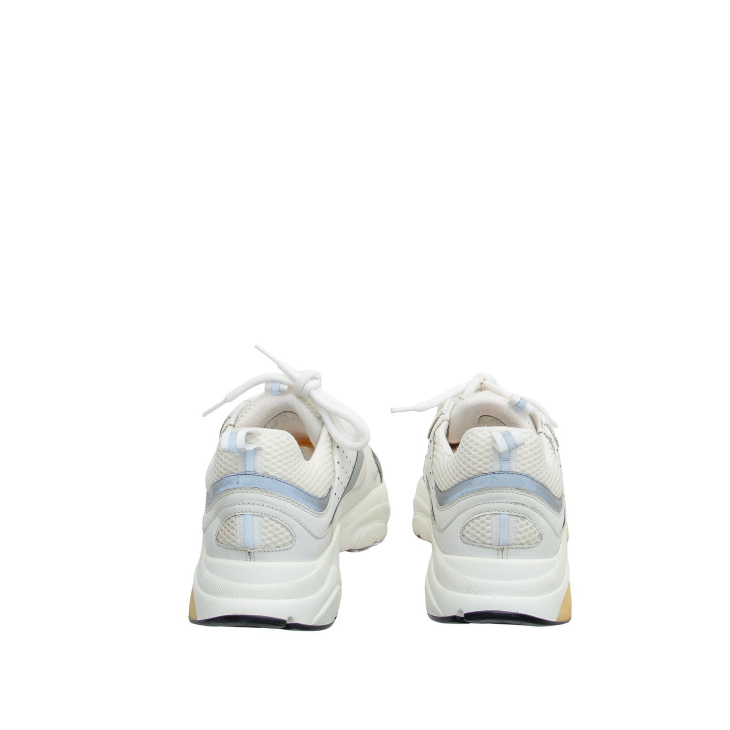 Christian Dior B22 Sneakers White Gray Mesh Leather Sneakers Size EU 43 US 10