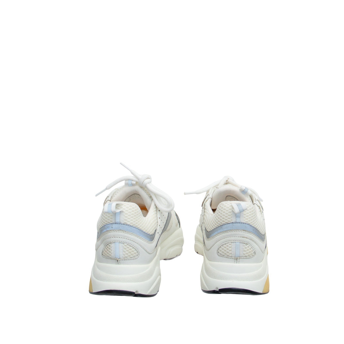 Christian Dior B22 Sneakers White Gray Mesh Leather Sneakers Size EU 43 US 10
