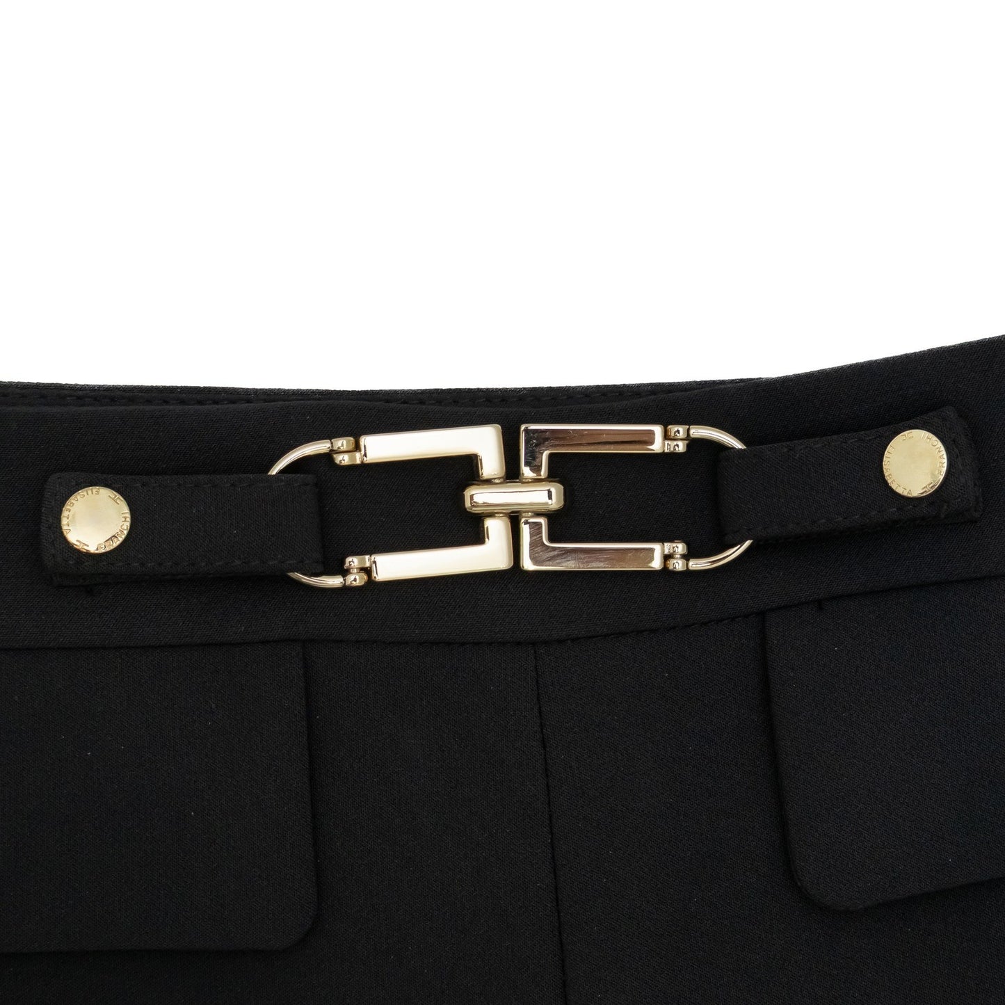 Elisabetta Franchi Women's Tailored Pants – Black – IT 42 - US 4