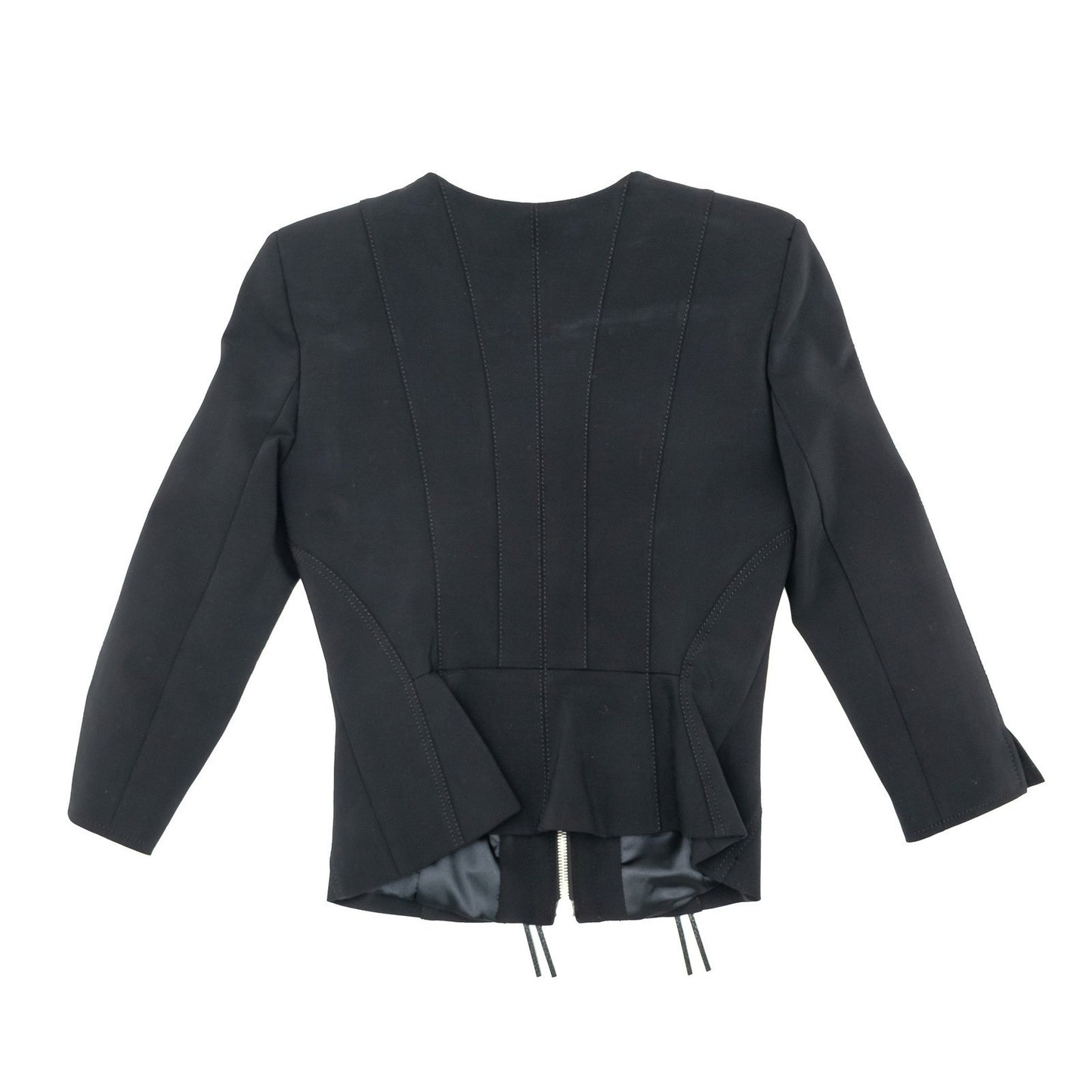 Elisabetta Franchi Women's Tailored Jacket / Corset-Style Blazer – Black – IT 42