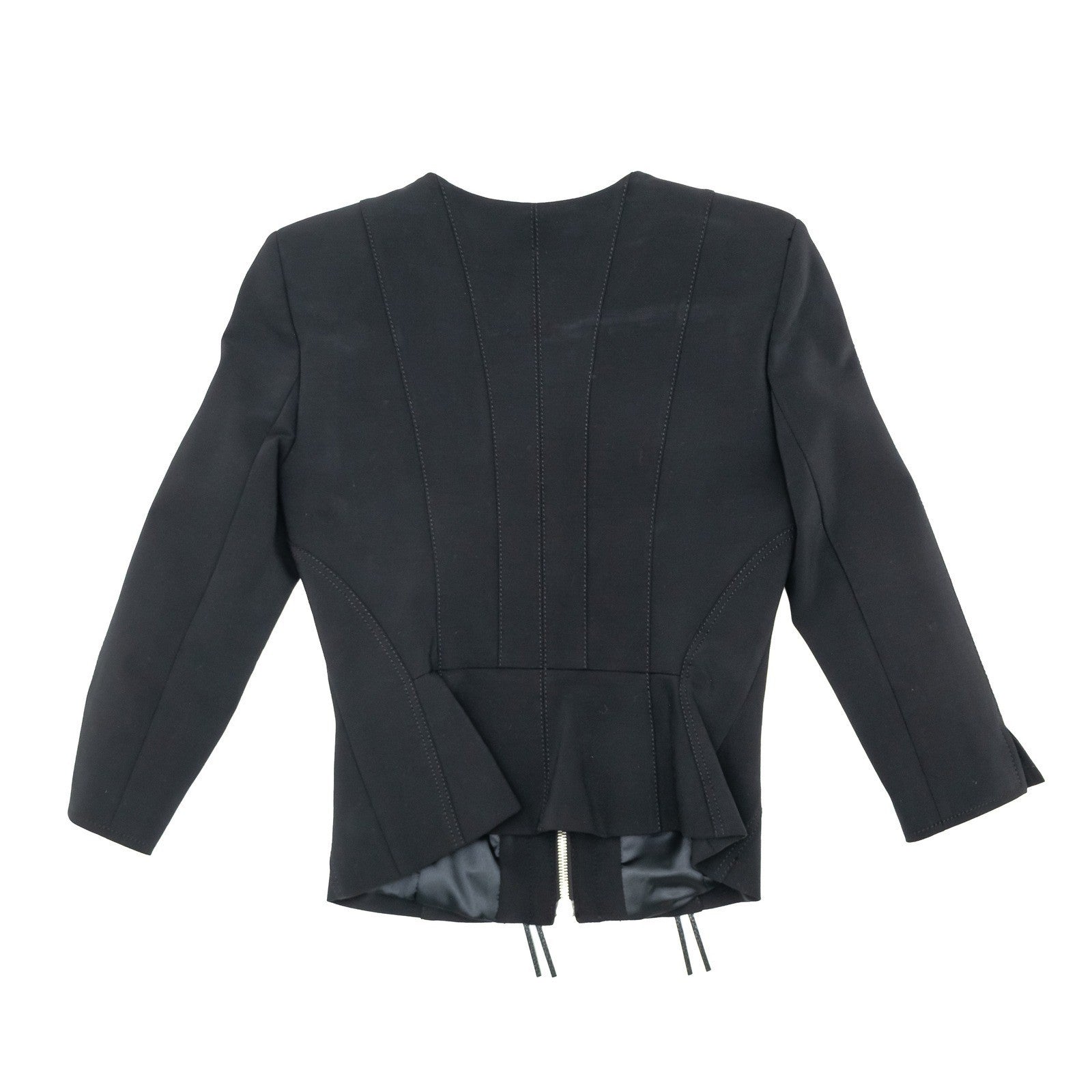Elisabetta Franchi Women's Tailored Jacket / Corset-Style Blazer – Black – IT 42