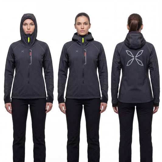 Montura Women's Technical Hooded Jacket Gray Size L (US L / UK 14)
