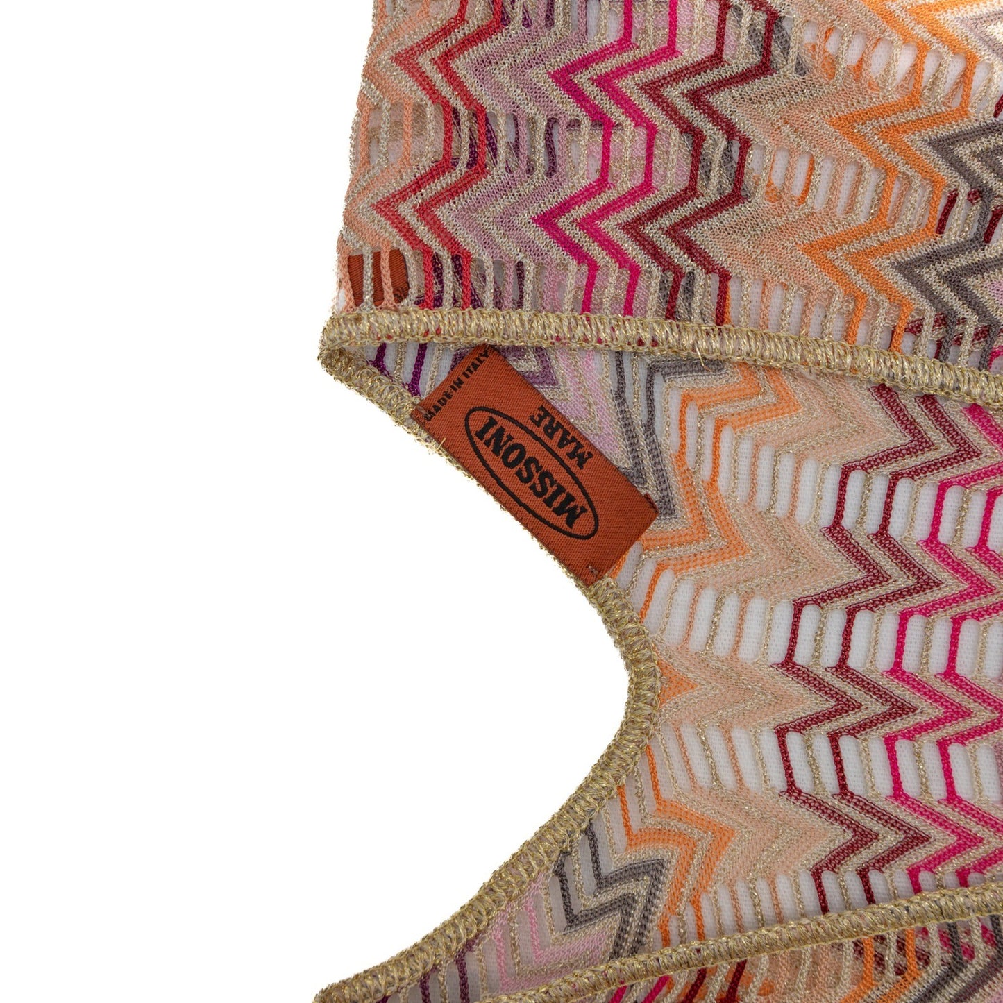 Missoni Mare Multicolor Zigzag Knit Kaftan Tunic – Size 38 EU
