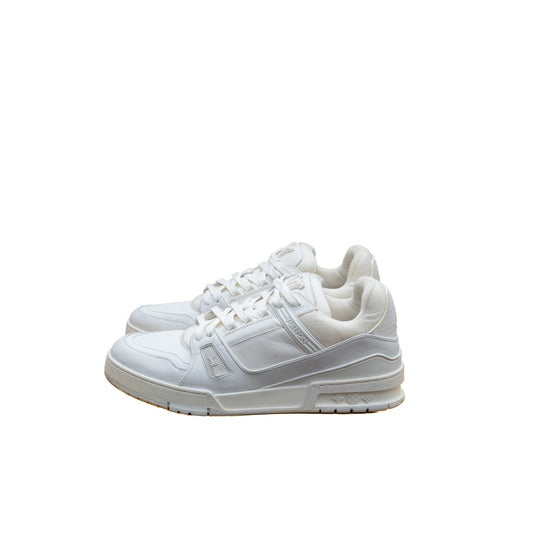 Louis Vuitton White Leather Low-Top Sneakers – UK 9 / US 10 / EU 44