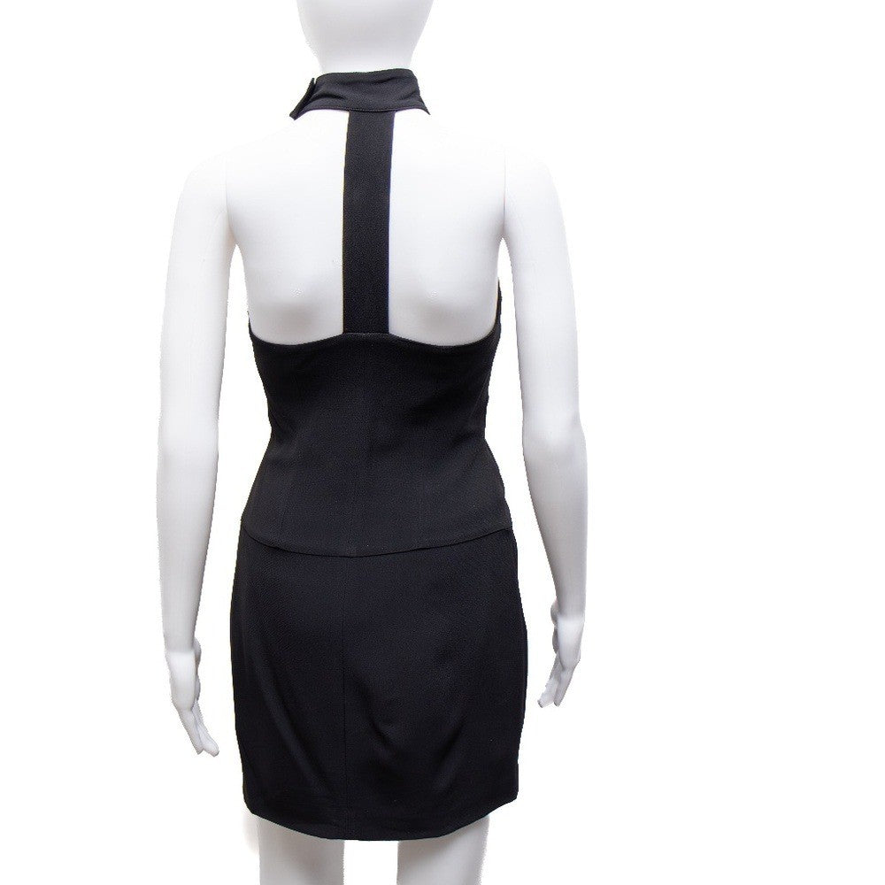Anna Molinari Blumarine Halter Neck Dress – Black – Women's US 4 / UK 8 / EU 36