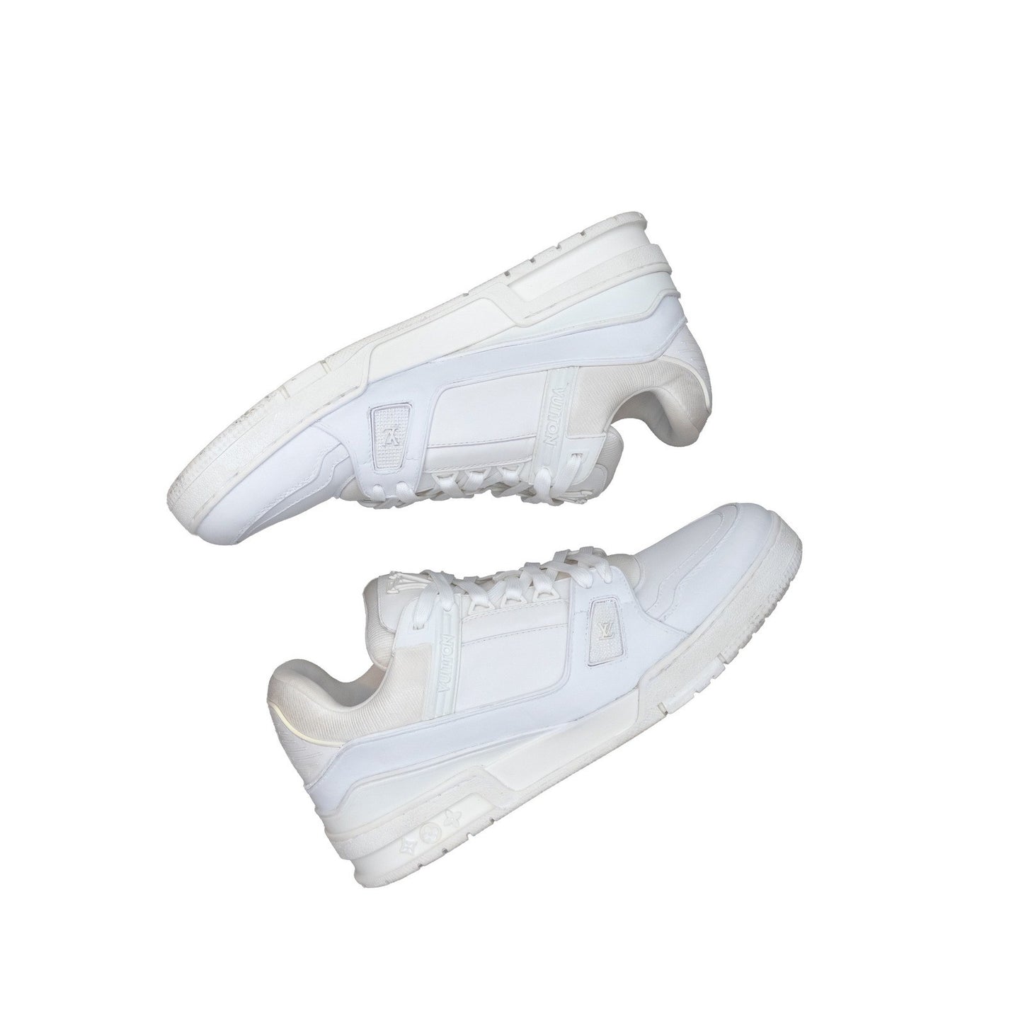 Louis Vuitton White Leather Low-Top Sneakers – UK 9 / US 10 / EU 44