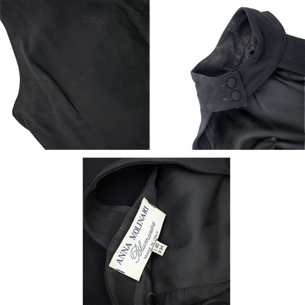 Anna Molinari Blumarine Halter Neck Dress – Black – Women's US 4 / UK 8 / EU 36