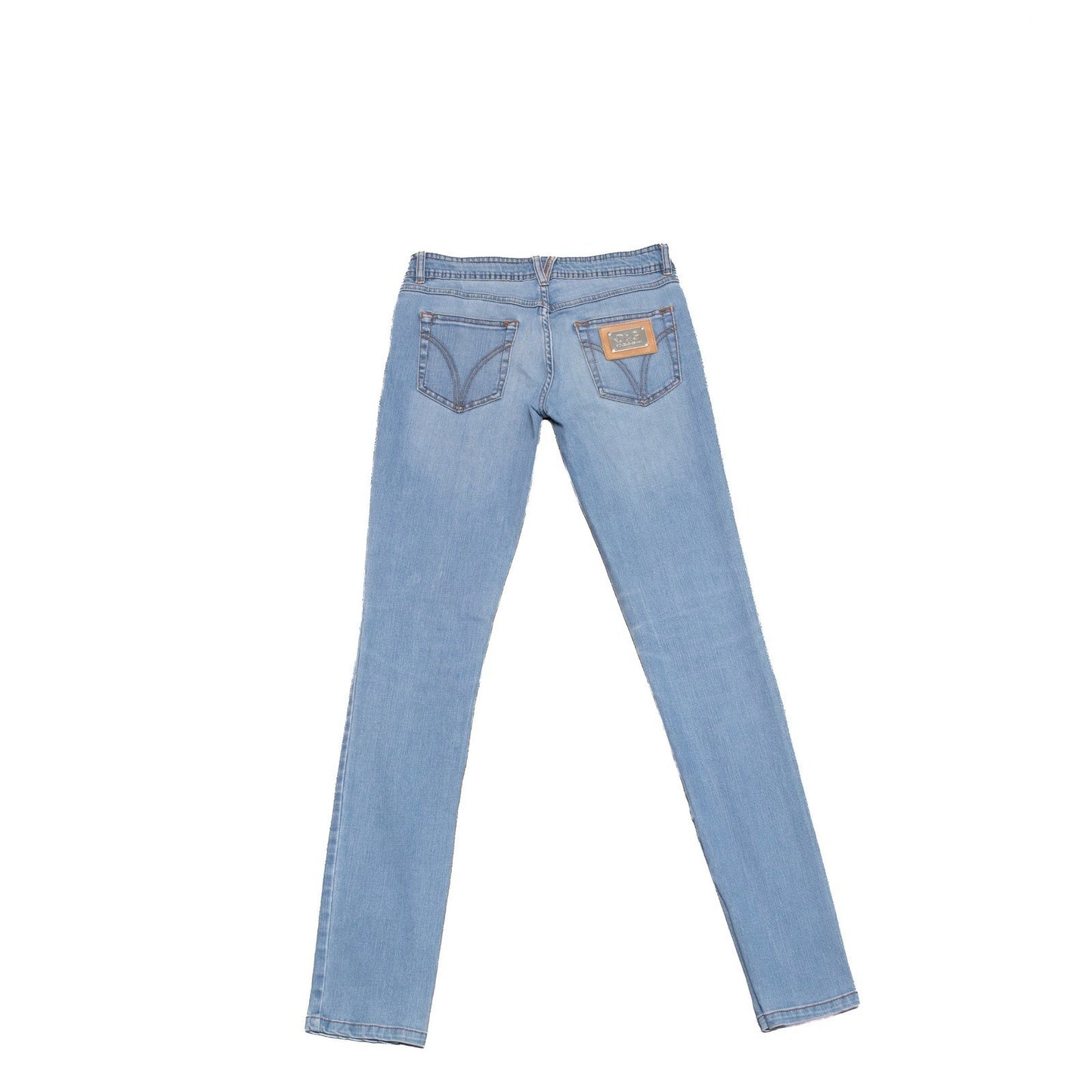 D&G Dolce & Gabbana Women's Light Wash Slim Jeans Size 25 US 0-2