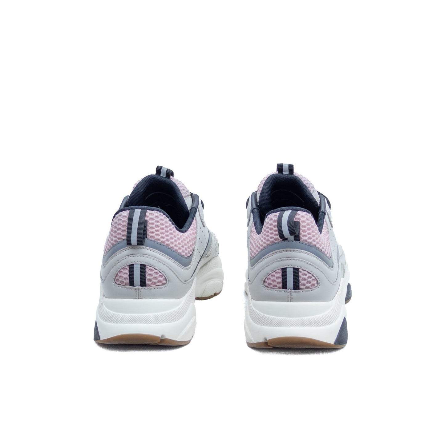 Dior B-22 Chunky Mesh Sneakers – Grey / Pink - Size EU 41 / US 8