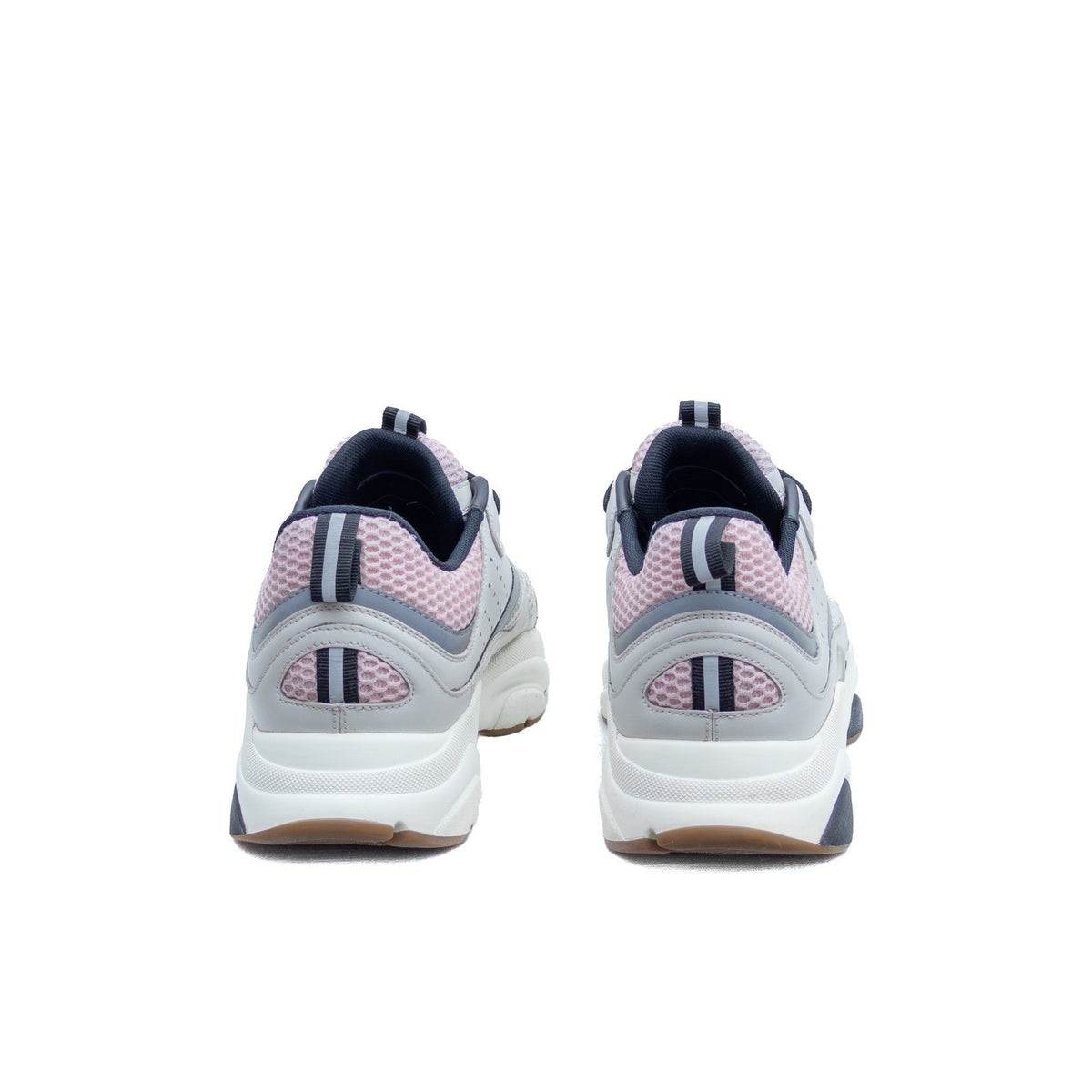 Dior B-22 Chunky Mesh Sneakers – Grey / Pink - Size EU 41 / US 8