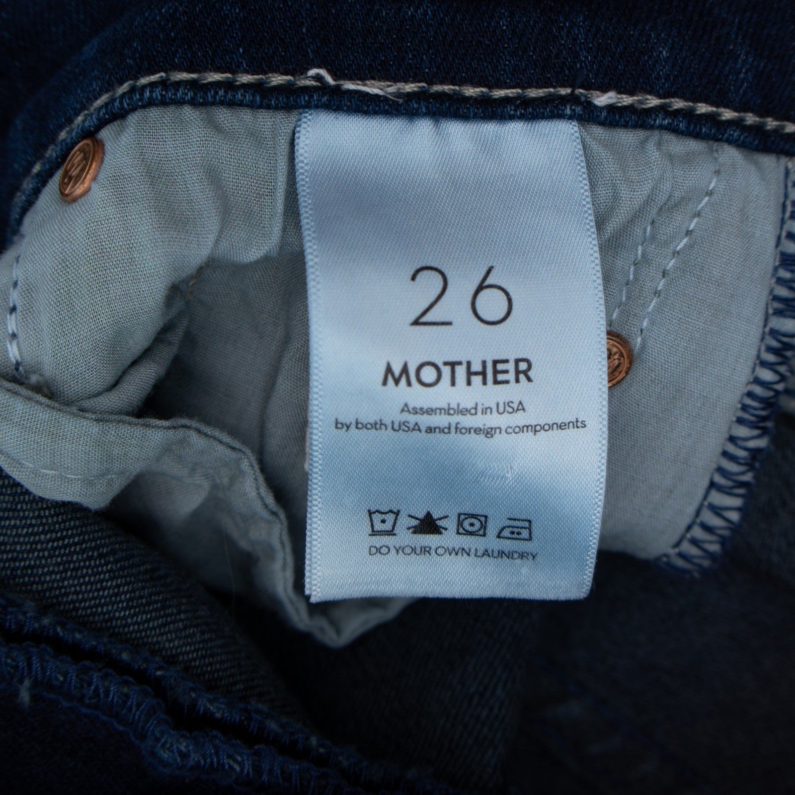 240$ MOTHER The Insider Crop Step Fray Good For You Jeans Women's Size 26 US 2