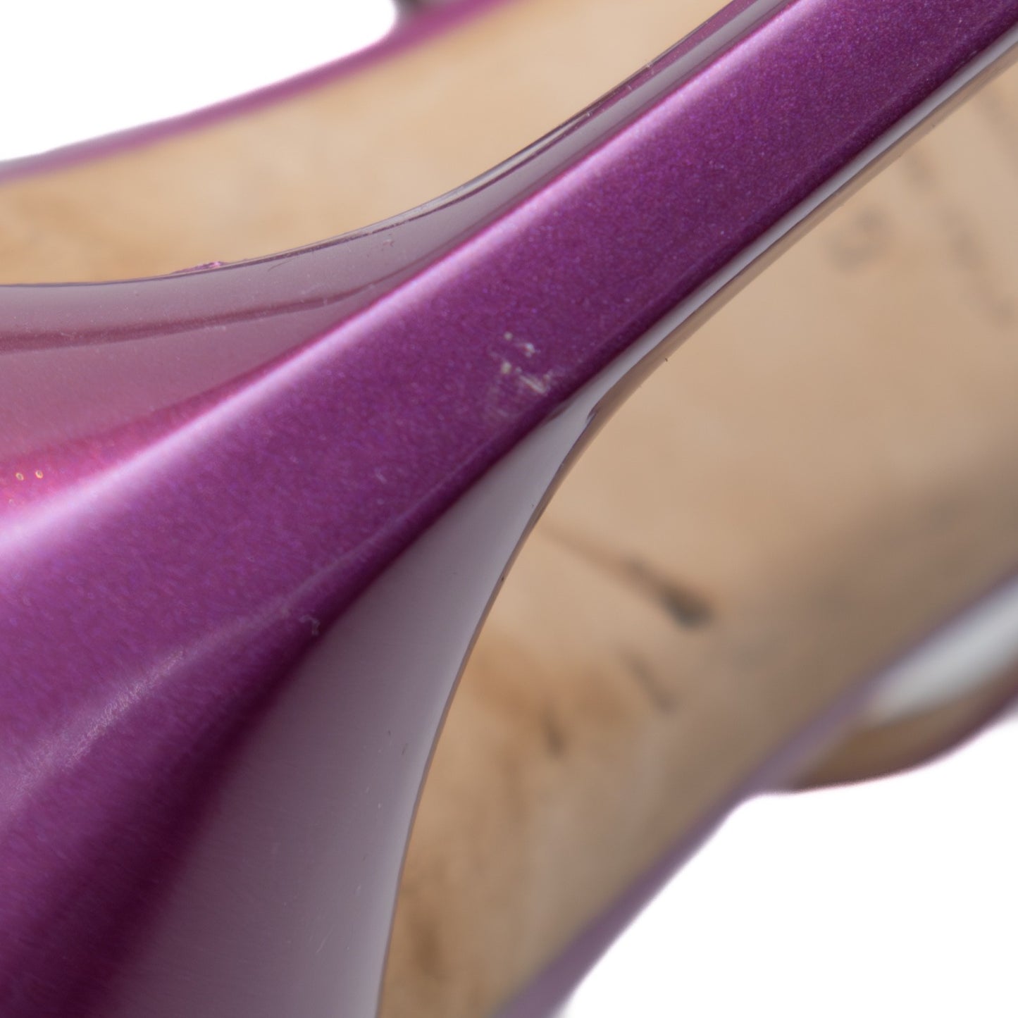 JIMMY CHOO Azia 95 Mauve Pink/Purple  Liquid Metal Leather Sandals SZ 9 IT 39