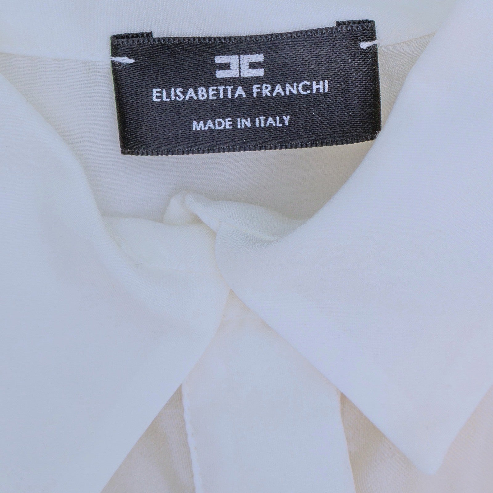 Elisabetta Franchi Pearl Embellished Blouse Top Size IT 42 / US 6 / UK 10