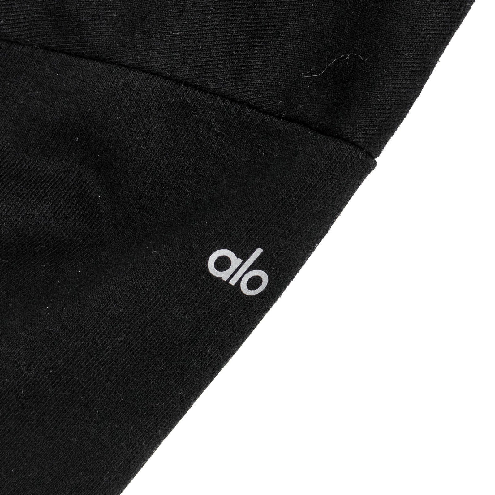 Alo Yoga Cropped Hoodie with Cut-Out Sleeves – Black - Size S
