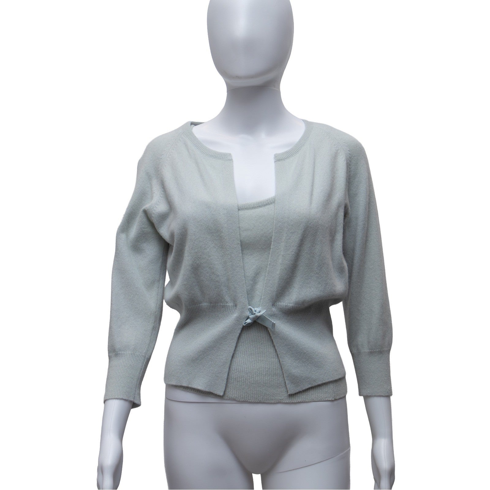 Brunello Cucinelli Cashmere Twinset Cardigan & Tank Top – XS