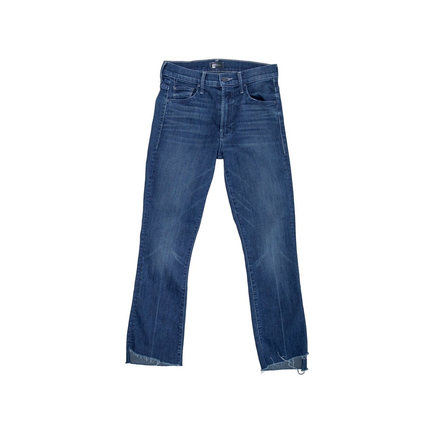 240$ MOTHER The Insider Crop Step Fray Good For You Jeans Women's Size 26 US 2