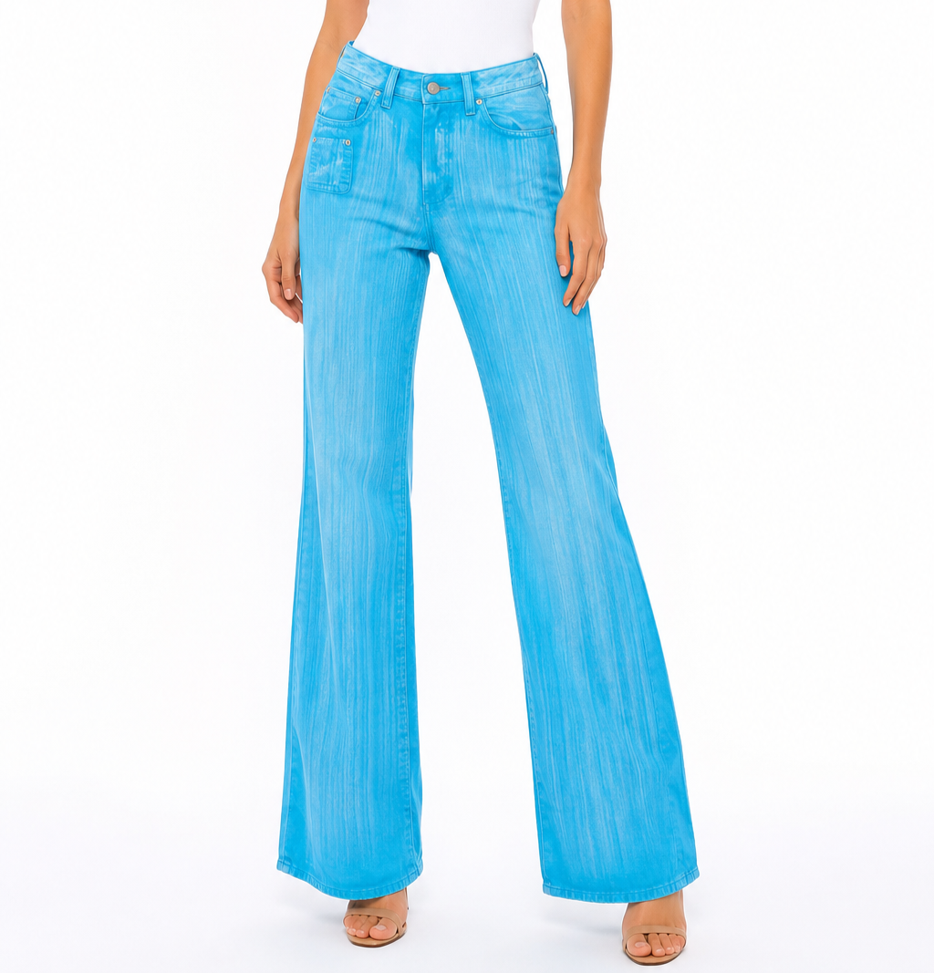 Diesel Matic Flare Jeans Blue Low Rise Stretch Denim Italy Women’s Size US 8